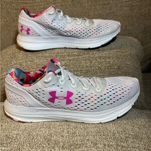 Under Armour Women’s Charged Impulse Floral Running Shoes Size 9.5
